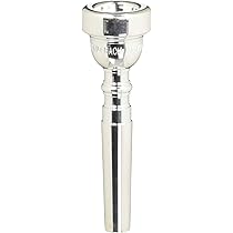 Amazon | バック トランペット マウスピース 10 1/2A 銀メッキ